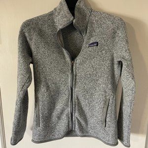 Patagonia W's Better Sweater Fleece Jacket in Birch White, Size S/P